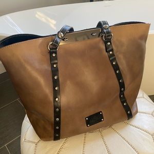 Patricia Nash Distressed Benvenuto Leather Tote- EUC